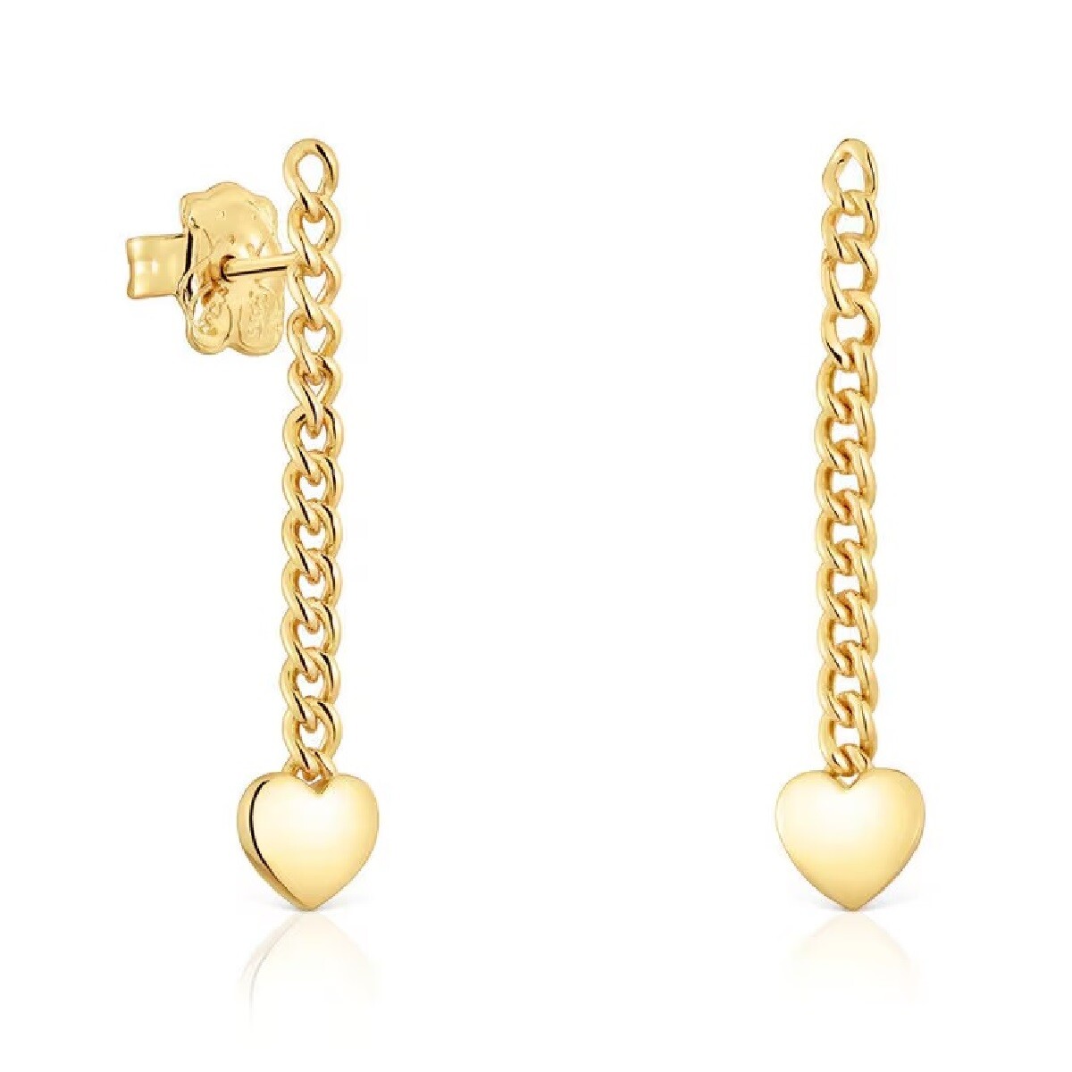 Серьги Tous Bold Motif Long, позолоченное серебро 
Серьги Tous Bold Motif Long, позолоченное серебро