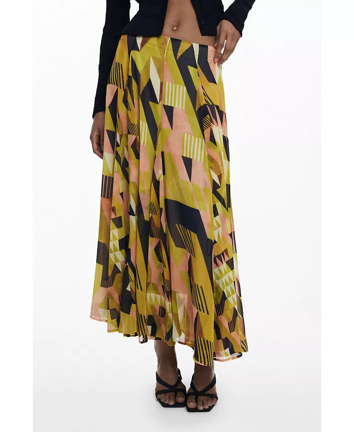 Женская юбка, созданная Кристианом Лакруа Desigual, черный
Женская юбка, созданная Кристианом Лакруа Desigual, черный