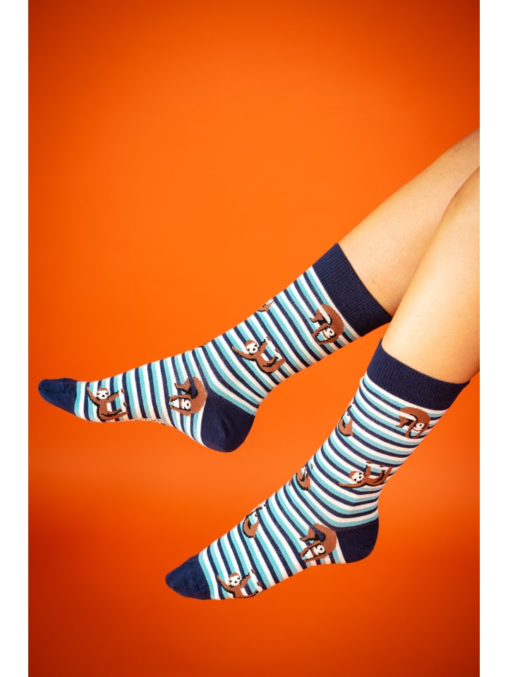 GreenBomb Носки с изображением ленивца, темно-синие
GreenBomb Носки с изображением ленивца, темно-синие