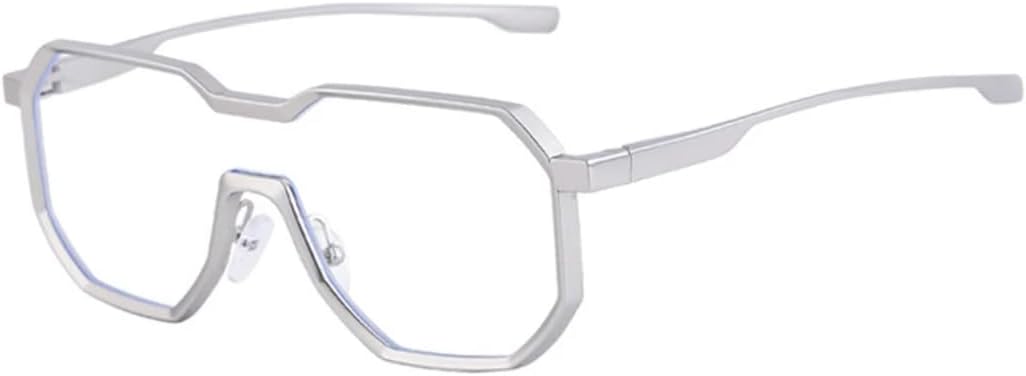 Необычные солнцезащитные очки для женщин и мужчин, цельные, прозрачные, с градиентным зеркальным покрытием, защитой от УФ-излучения UV400, в стиле панк и металлик UATXTAU, Matte Silver Clear
Необычные солнцезащитные очки для женщин и мужчин, цельные, прозрачные, с градиентным зеркальным покрытием, защитой от УФ-излучения UV400, в стиле панк и металлик UATXTAU, Matte Silver Clear