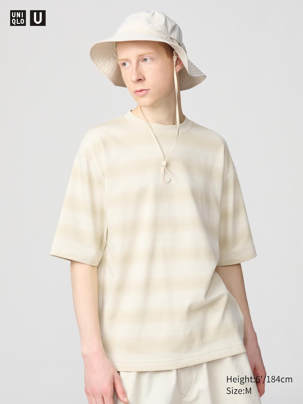 Футболка свободного кроя Airism из хлопка с круглым вырезом (в полоску) Uniqlo, белый
Футболка свободного кроя Airism из хлопка с круглым вырезом (в полоску) Uniqlo, белый
