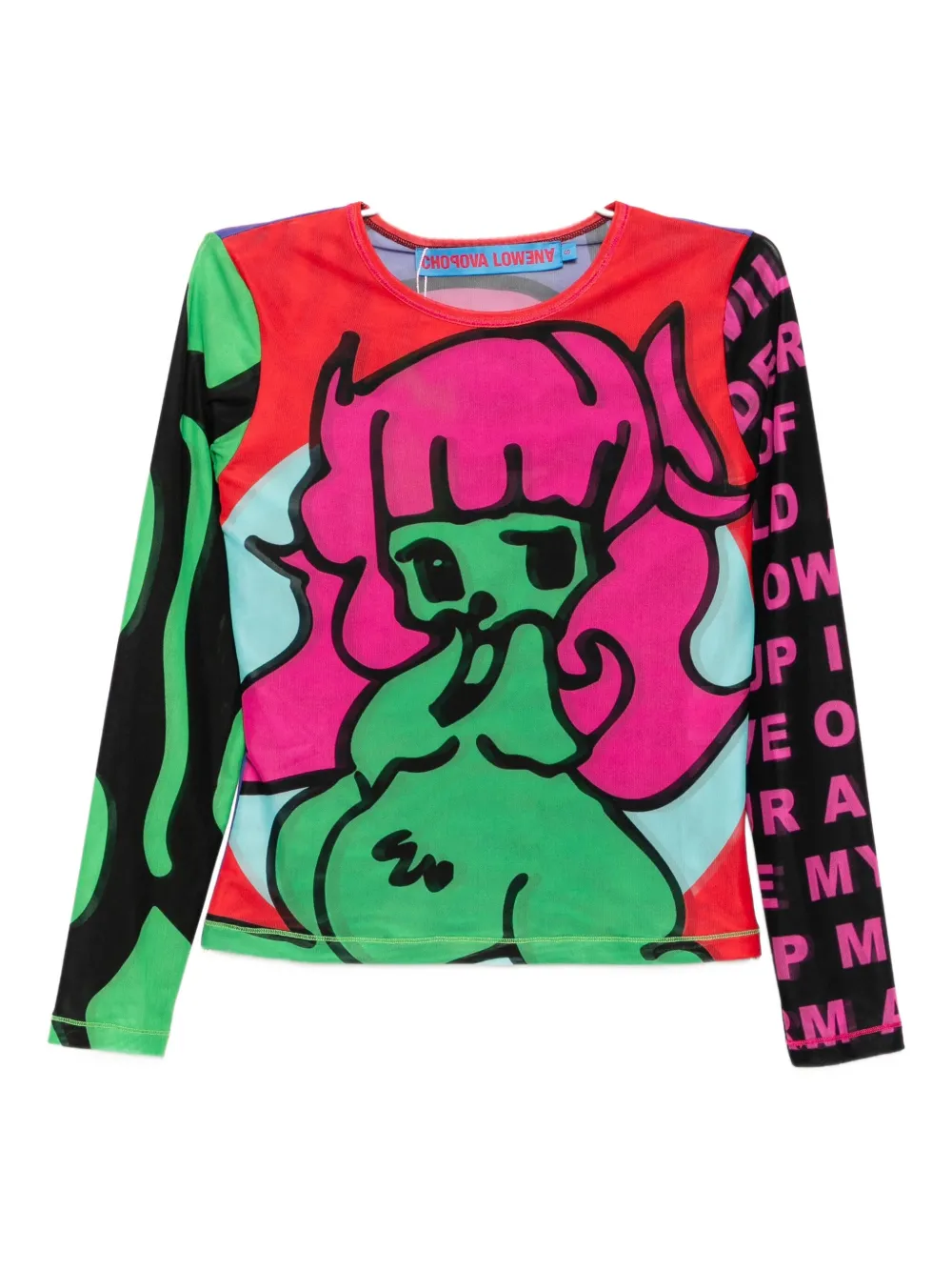 Сетчатый топ Chopova Lowena, розовый
Сетчатый топ Chopova Lowena, розовый