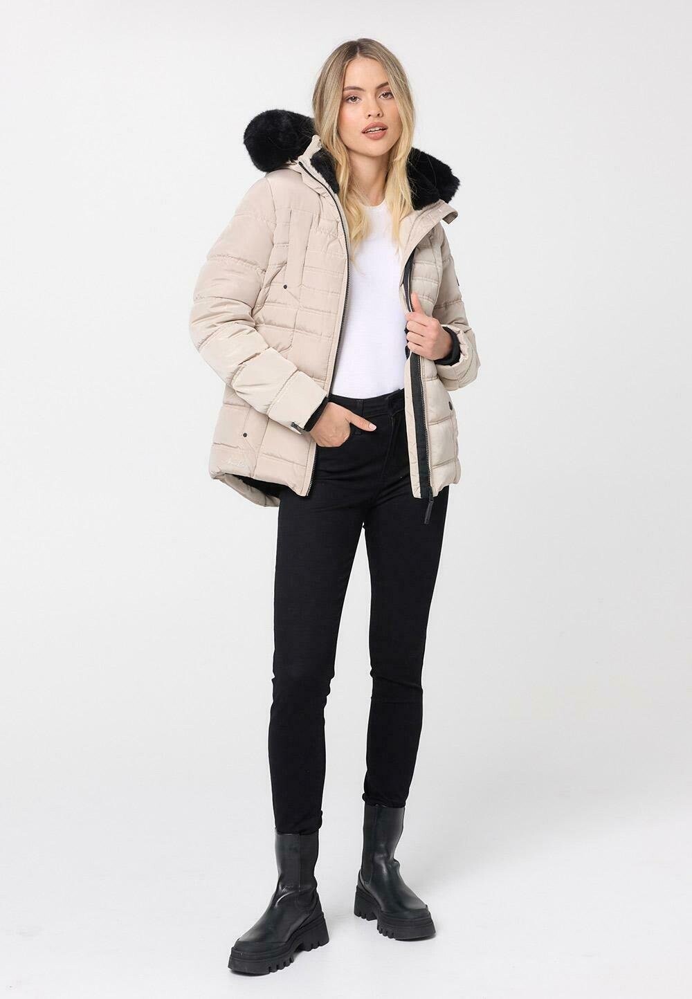 Зимняя куртка Navahoo, серо-коричневый
Зимняя куртка Navahoo, серо-коричневый