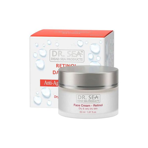 Крем для лица с ретинолом для сухой и очень сухой кожи, 50 мл Dr.Sea Retinol
Крем для лица с ретинолом для сухой и очень сухой кожи, 50 мл Dr.Sea Retinol