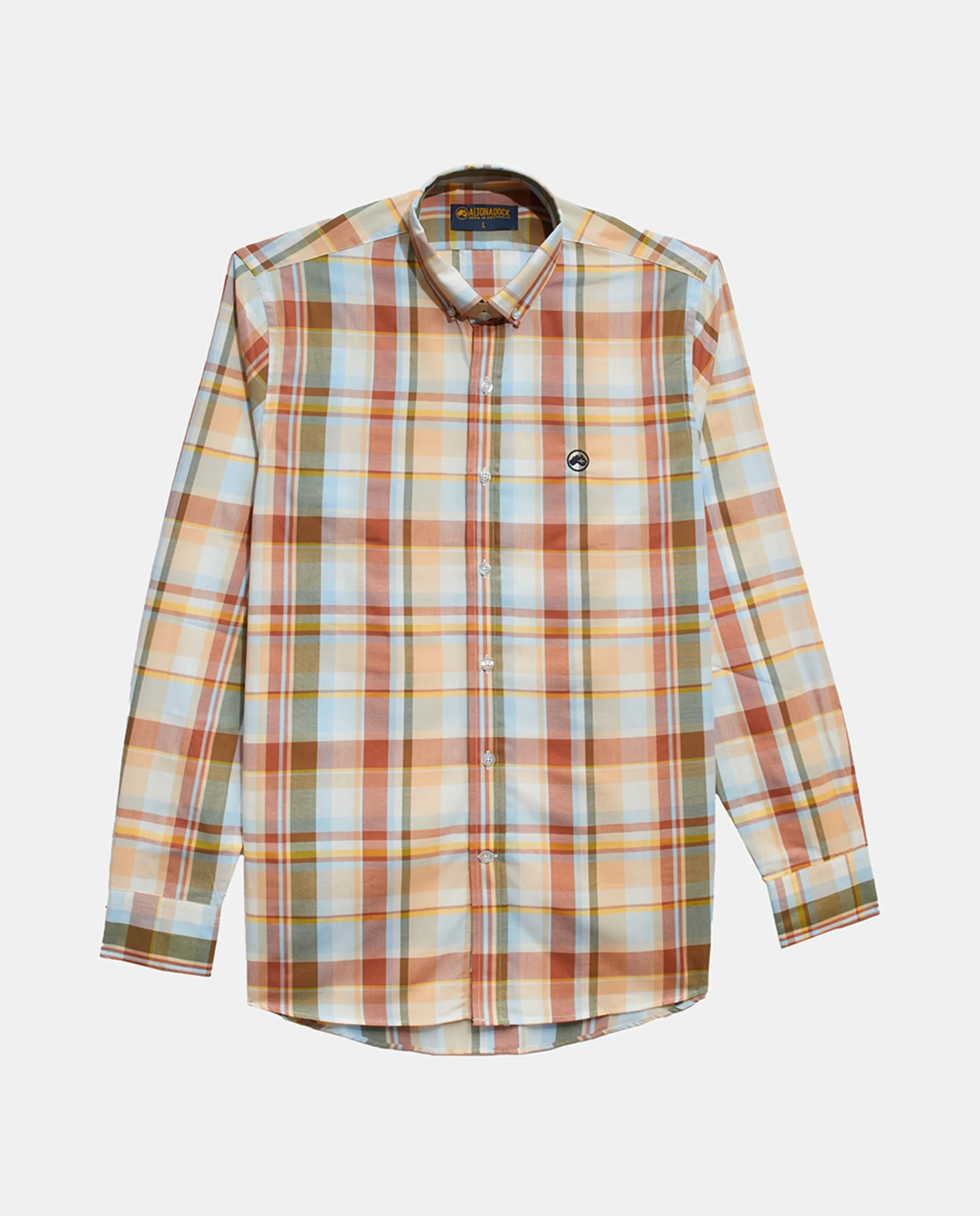 Мужская рубашка с длинным рукавом slim fit Altonadock, синий
Мужская рубашка с длинным рукавом slim fit Altonadock, синий