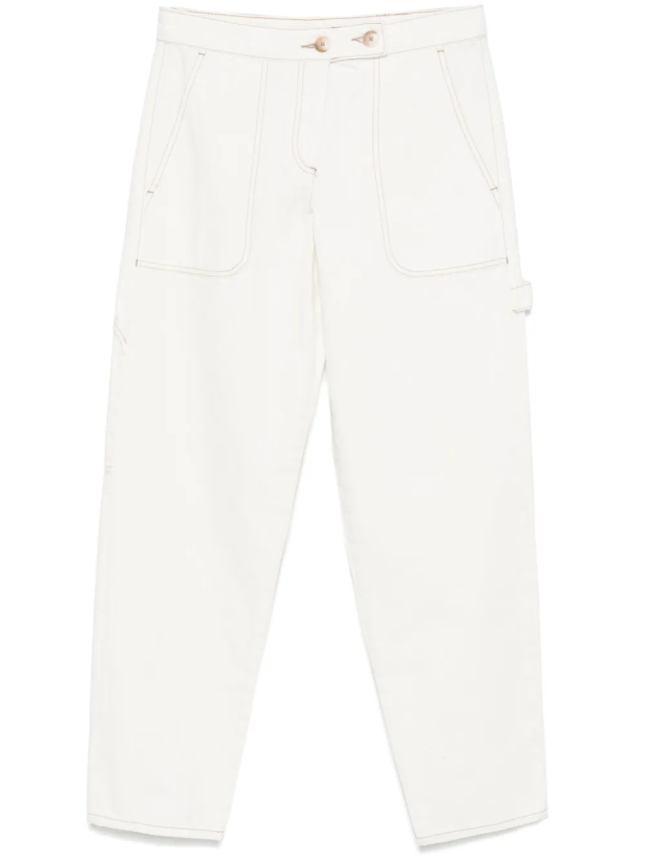 Брюки с тисненым логотипом Emporio Armani, белый
Брюки с тисненым логотипом Emporio Armani, белый