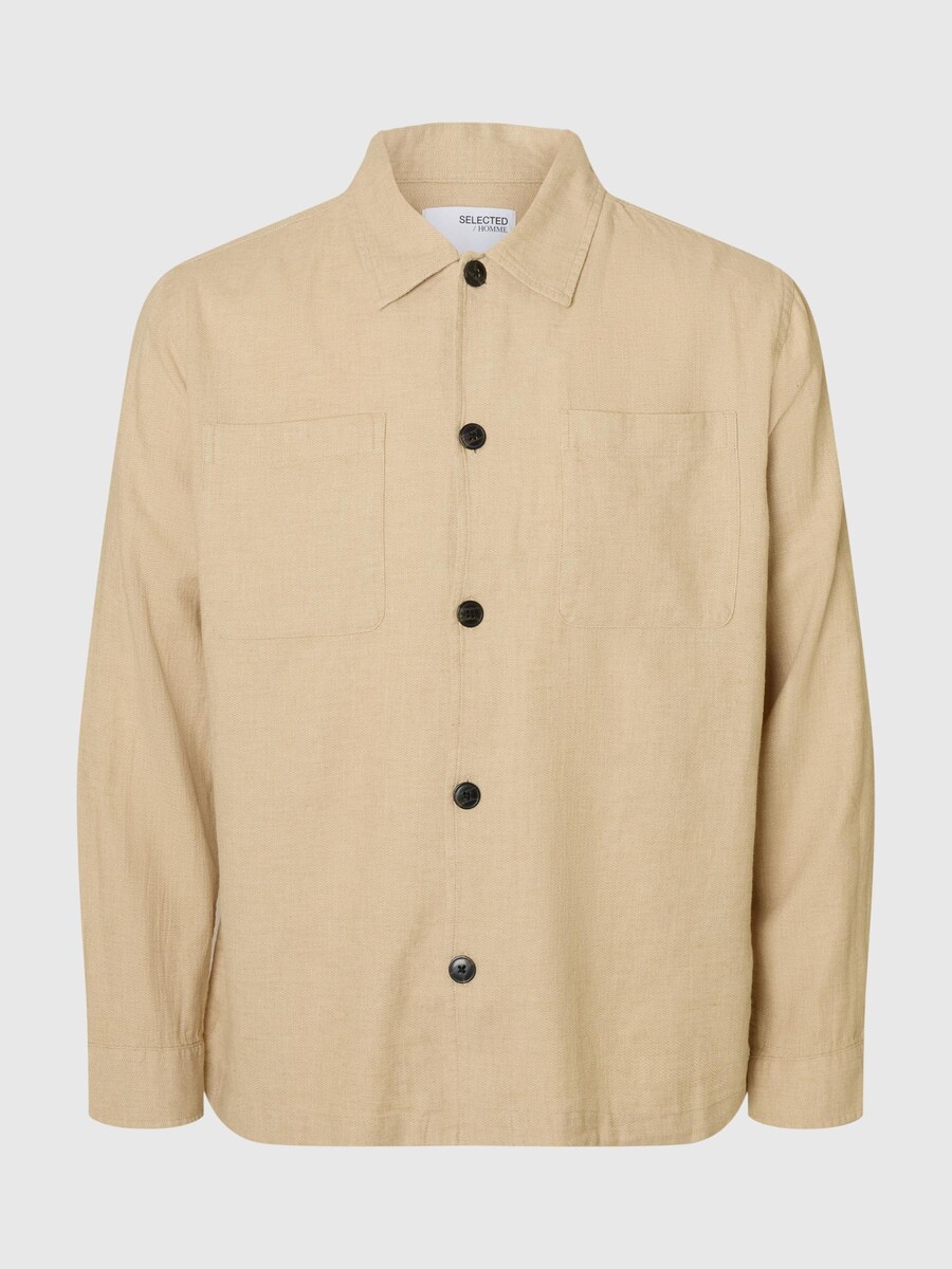 Рубашка на пуговицах Comfort fit SELECTED, капучино
Рубашка на пуговицах Comfort fit SELECTED, капучино