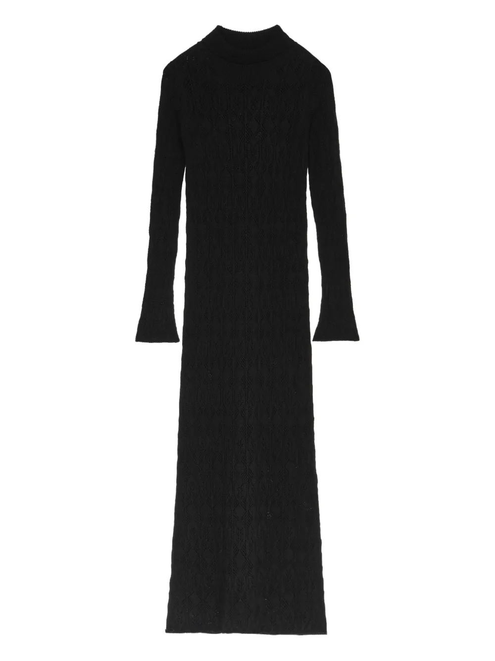 Трикотажное платье-клёш в косичку A Paper Kid, черный
Трикотажное платье-клёш в косичку A Paper Kid, черный