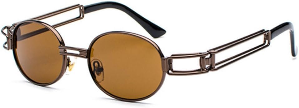 Модные круглые солнцезащитные очки для женщин и мужчин в винтажном стиле с металлической оправой и в стиле стимпанк, солнцезащитные очки для мужчин с защитой от УФ-излучения UV400 TYUVIVO, Brown-brown
Модные круглые солнцезащитные очки для женщин и мужчин в винтажном стиле с металлической оправой и в стиле стимпанк, солнцезащитные очки для мужчин с защитой от УФ-излучения UV400 TYUVIVO, Brown-brown