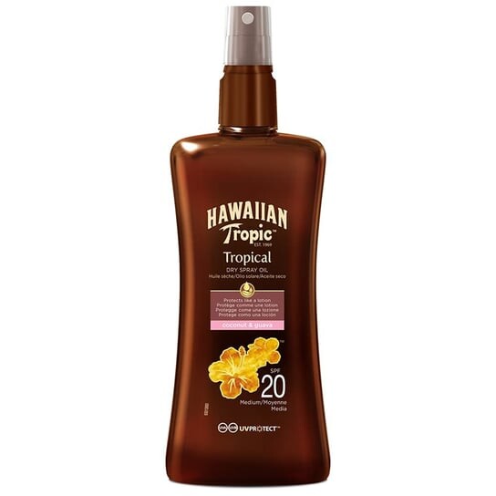 Защитное сухое масло, Солнцезащитное масло SPF20 Hawaiian Tropic
Защитное сухое масло, Солнцезащитное масло SPF20 Hawaiian Tropic