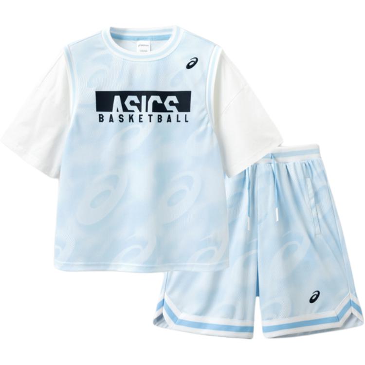 Повседневная спортивная одежда сине-белая с цветочным принтом для подростков Asics, сине-белый сплошной принт
Повседневная спортивная одежда сине-белая с цветочным принтом для подростков Asics, сине-белый сплошной принт