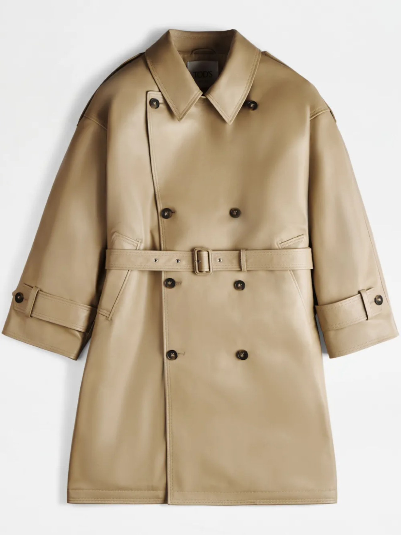 Пальто с поясом от Tod's, нейтральный
Пальто с поясом от Tod's, нейтральный