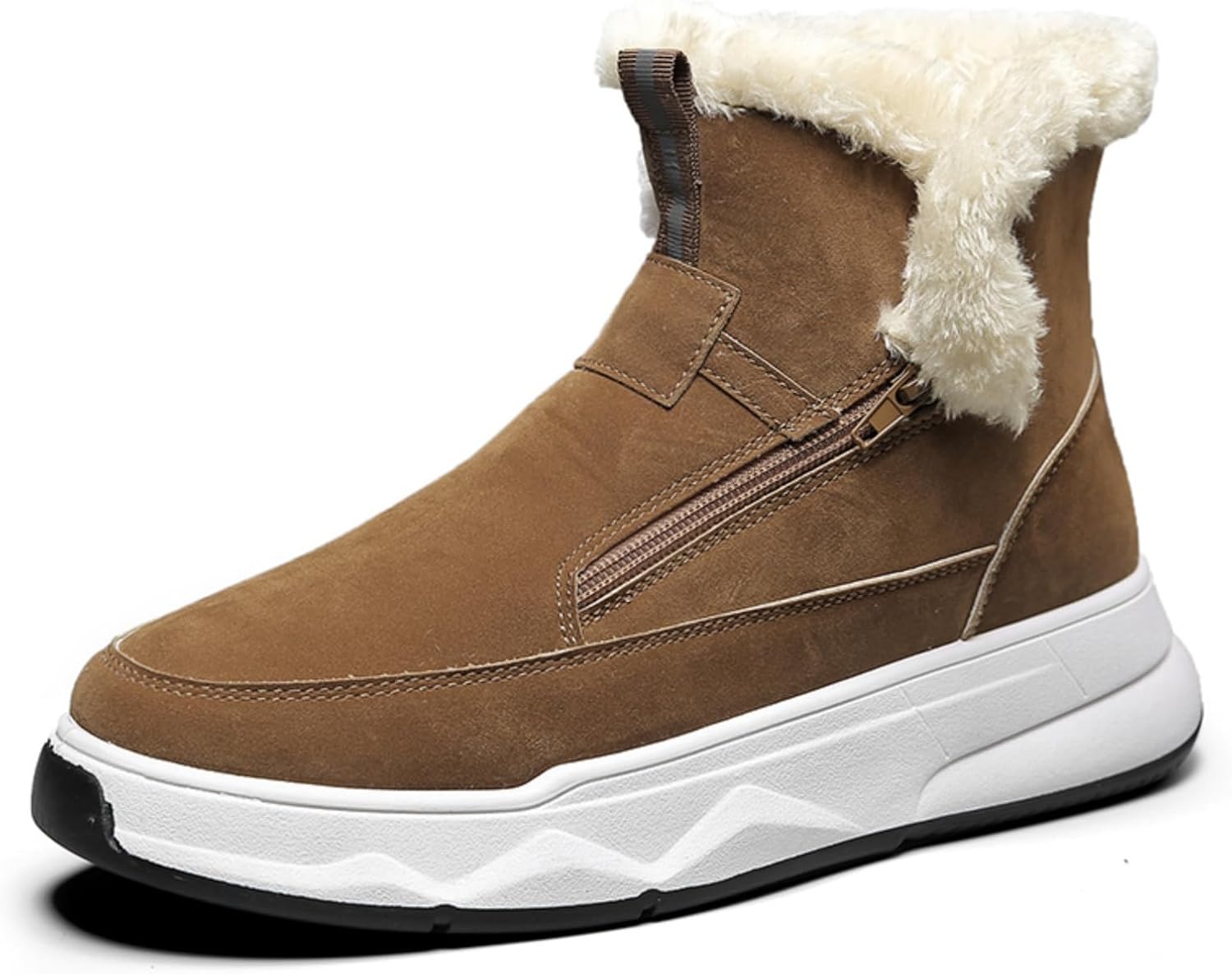 Мужские зимние ботинки Khwfjas с утеплителем и меховой подкладкой, ботинки на молнии с противоскользящей подошвой, идеальны для холодной погоды, хаки
Мужские зимние ботинки Khwfjas с утеплителем и меховой подкладкой, ботинки на молнии с противоскользящей подошвой, идеальны для холодной погоды, хаки