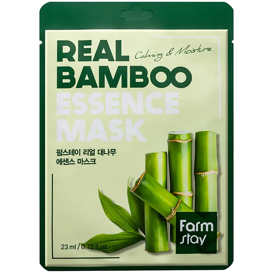Farmstay Real бамбуковая маска для лица, 23 мл
Farmstay Real бамбуковая маска для лица, 23 мл