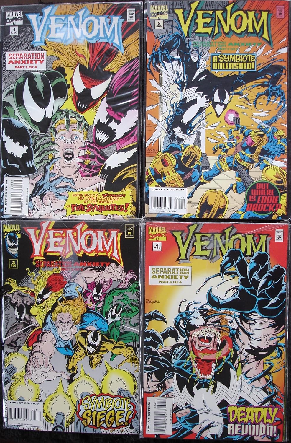Venom: Separation Anxiety Parts 1-4 (Marvel Comics)
Venom: Separation Anxiety Parts 1-4 (Marvel Comics)