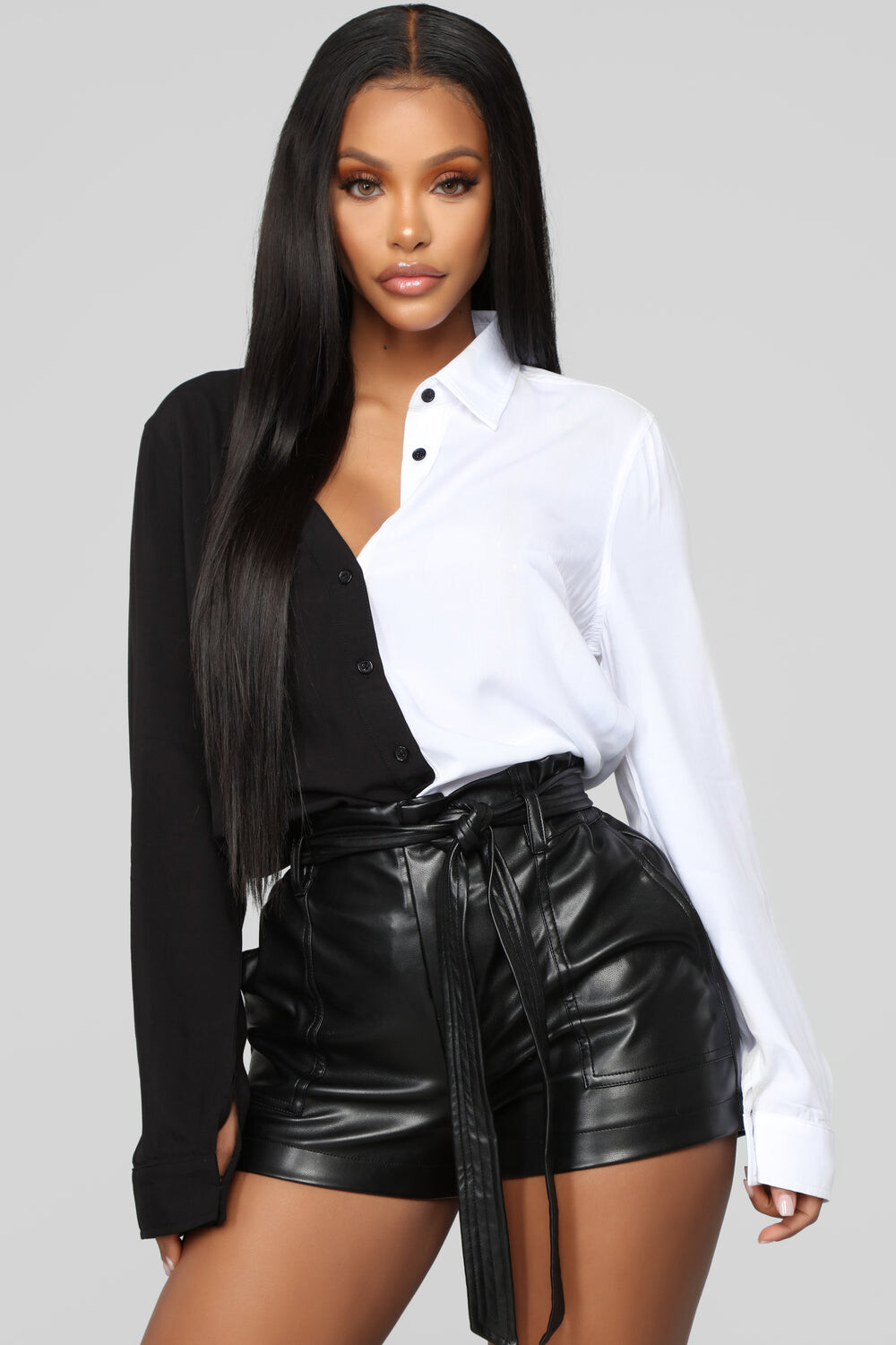 Рубашка Fashion Nova TGI1667, черный
Рубашка Fashion Nova TGI1667, черный