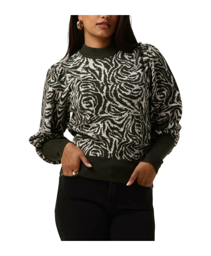 Вязаный пуловер с пышными рукавами, зеленый. Janice, зеленый
Вязаный пуловер с пышными рукавами, зеленый. Janice, зеленый