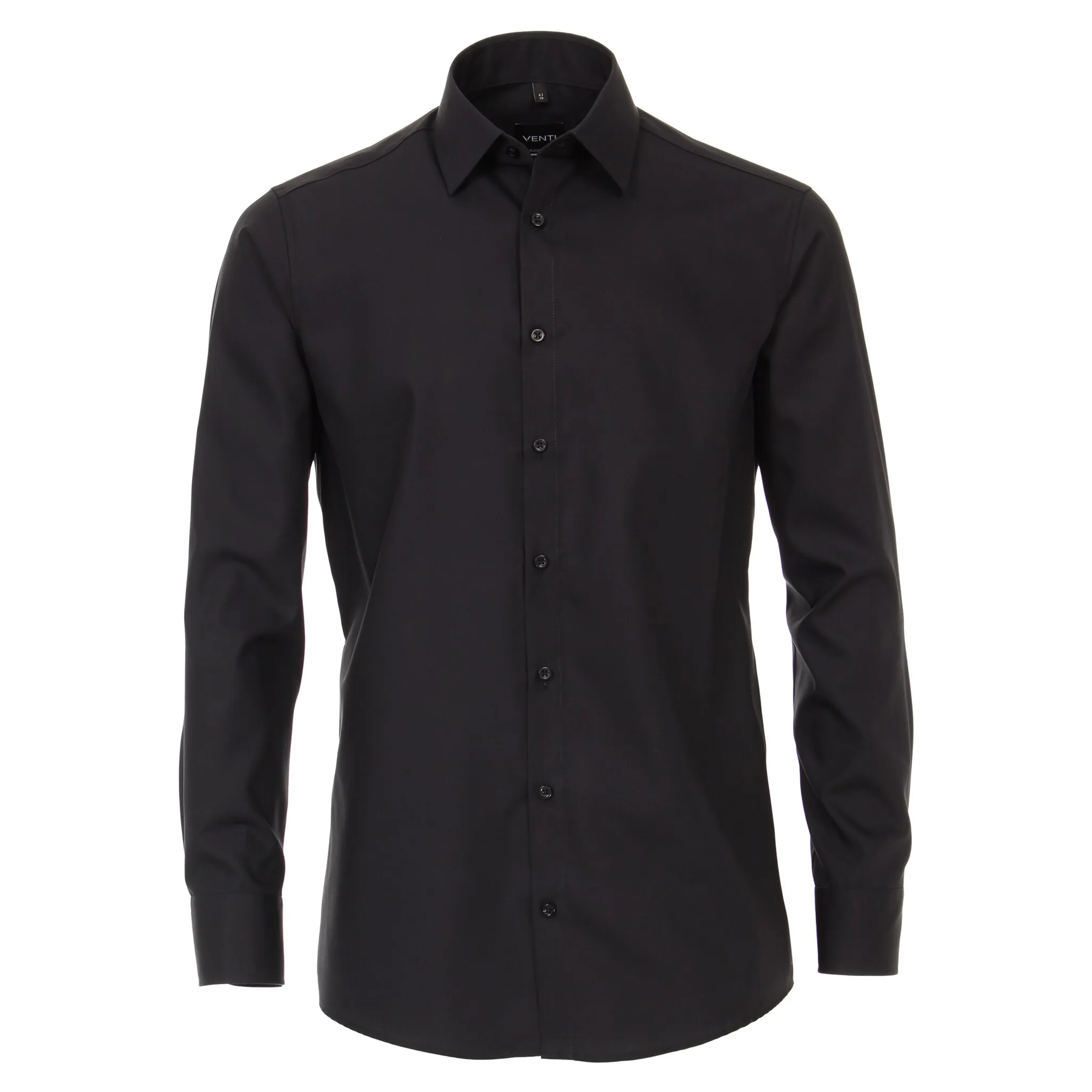 Деловая рубашка VENTI "Деловая рубашка VENTI удлиненные рукава 72см однотонная", черный
Деловая рубашка VENTI "Деловая рубашка VENTI удлиненные рукава 72см однотонная", черный