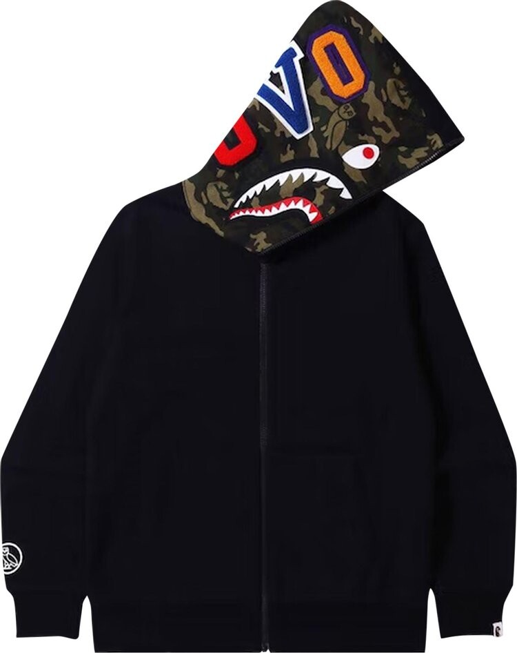 Худи BAPE x OVO Woodland Camo Shark Reversible Full Zip Hoodie 'Black', черный
Худи BAPE x OVO Woodland Camo Shark Reversible Full Zip Hoodie 'Black', черный