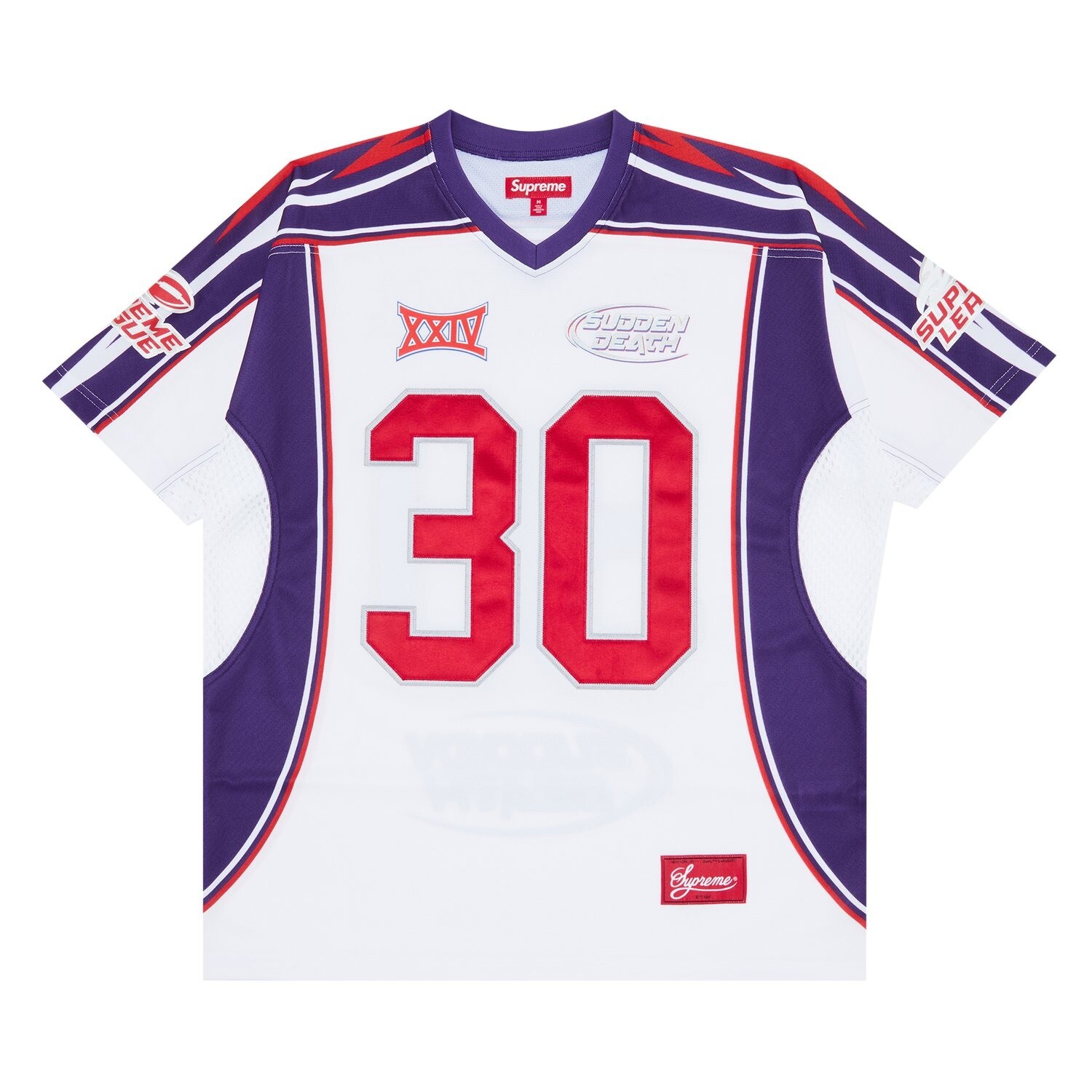 Футболка Supreme Sudden Death Football Jersey, белый/мультиколор
Футболка Supreme Sudden Death Football Jersey, белый/мультиколор