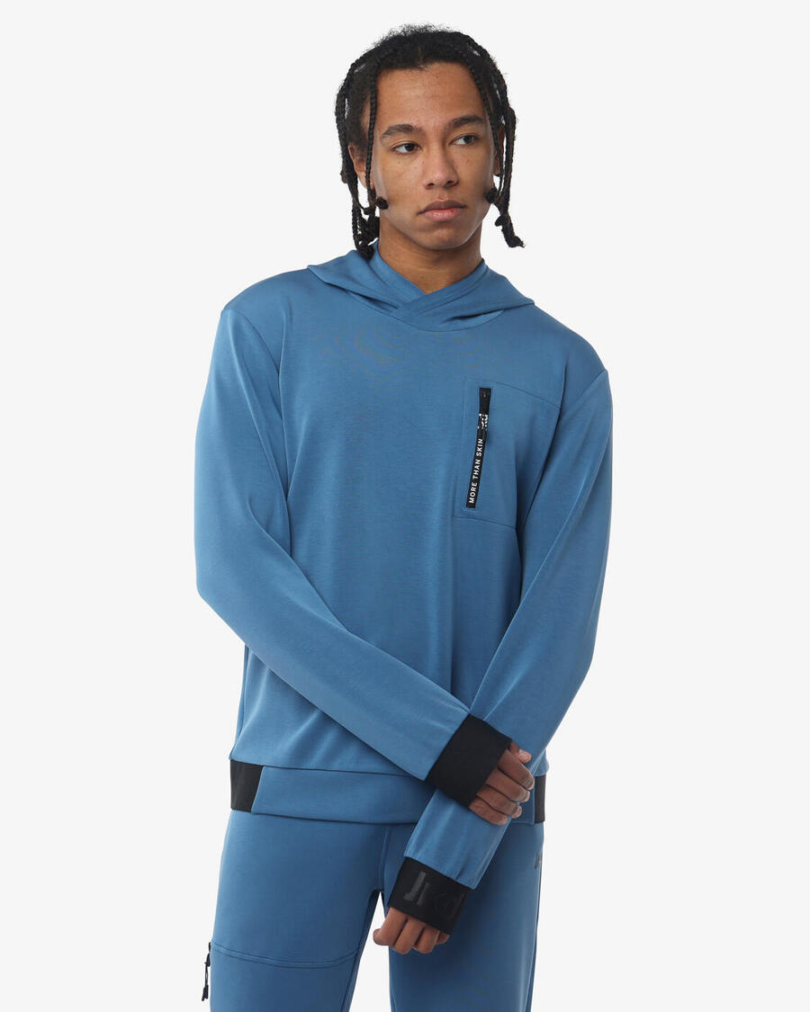 JAKED Мужская толстовка бирюзового цвета из синтетического материала для фитнеса
JAKED Мужская толстовка бирюзового цвета из синтетического материала для фитнеса