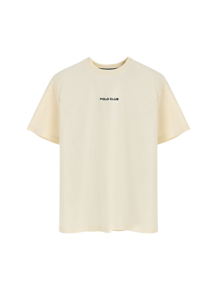 Футболка цвета экрю Polo Club
Футболка цвета экрю Polo Club