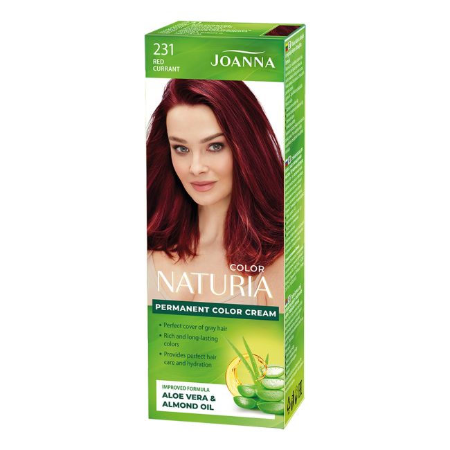 Краска для волос Naturia Joanna, цвет 231 red current
Краска для волос Naturia Joanna, цвет 231 red current