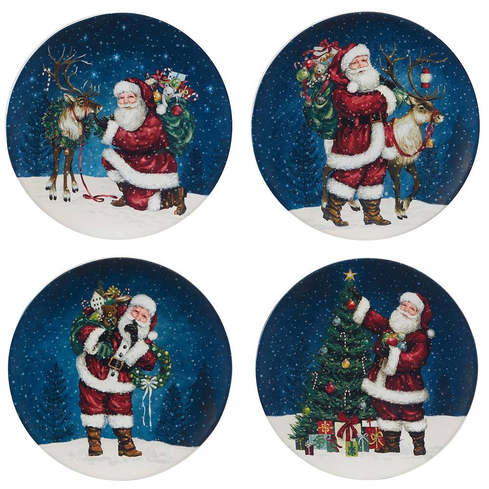 Сертифицированный международный набор из 4 обеденных тарелок Santa's Secret Certified International, мультиколор
Сертифицированный международный набор из 4 обеденных тарелок Santa's Secret Certified International, мультиколор