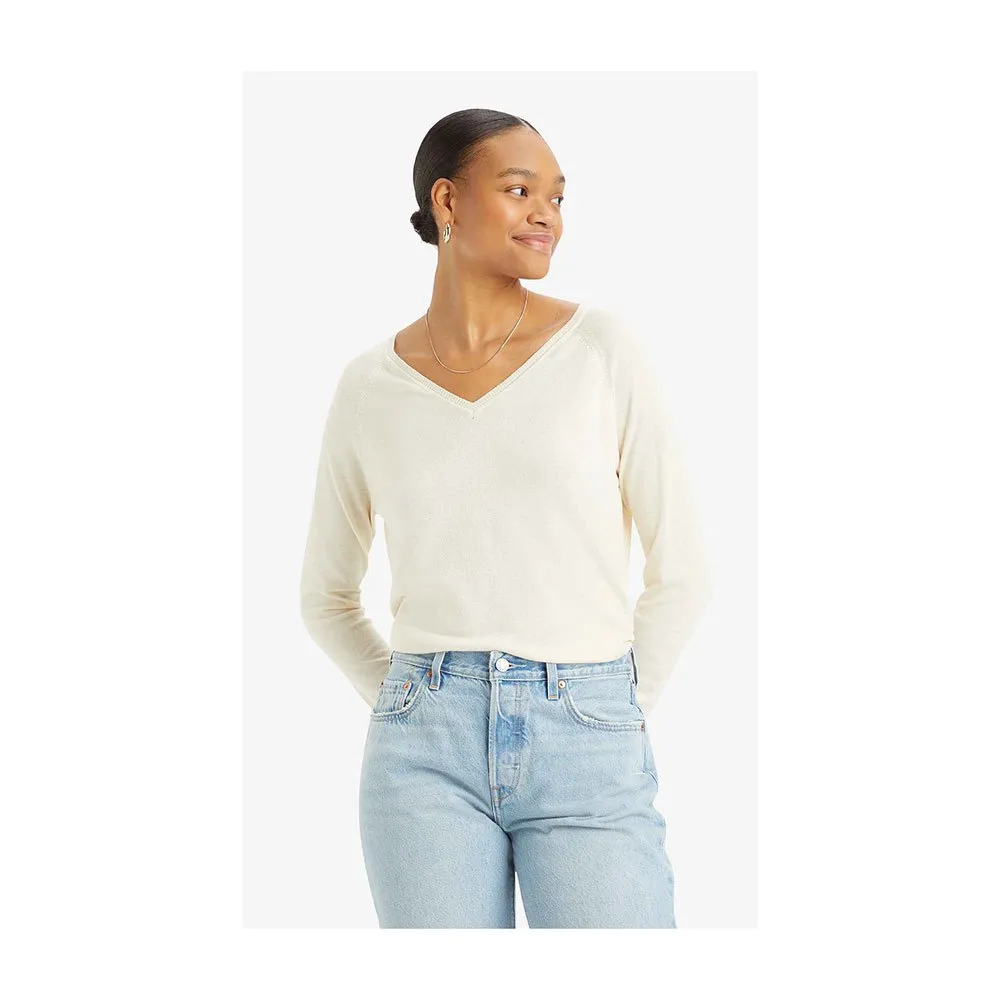 Свитер Levi's Petal V Neck, белый
Свитер Levi's Petal V Neck, белый