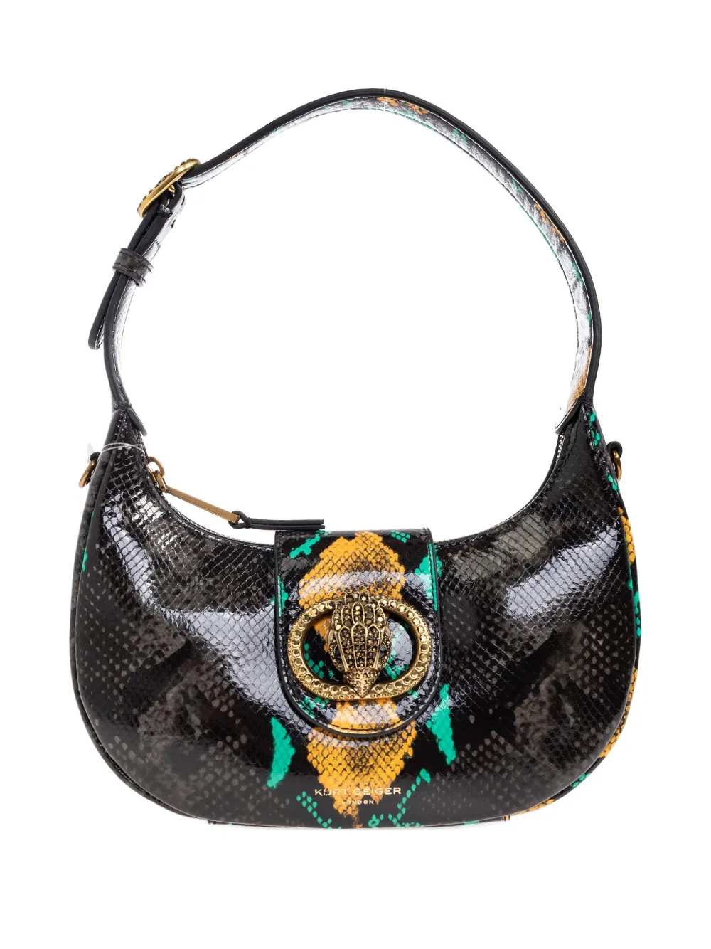 Маленькая сумка через плечо Chelsea со змеиным принтом Kurt Geiger London, черный
Маленькая сумка через плечо Chelsea со змеиным принтом Kurt Geiger London, черный