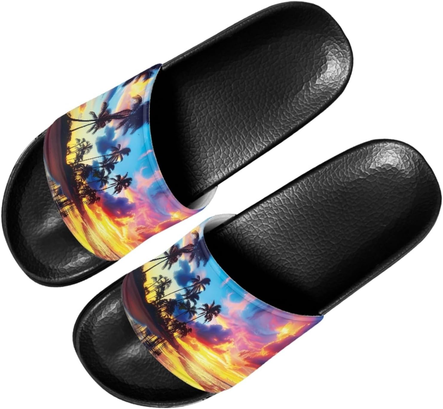 Мужские и женские слайд-сандалии Forchrinse с ямайским флагом, для дома и улицы, легкие мягкие шлепанцы для душа, Hawaiian Palm Watercolor Sky
Мужские и женские слайд-сандалии Forchrinse с ямайским флагом, для дома и улицы, легкие мягкие шлепанцы для душа, Hawaiian Palm Watercolor Sky