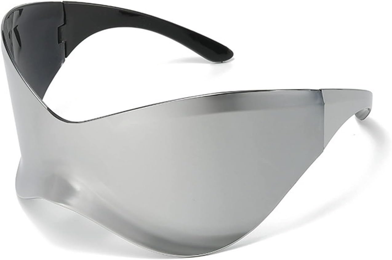 Laureles — большие цельные солнцезащитные очки без оправы для женщин, в стиле Y2K, для занятий спортом на открытом воздухе, для мужчин — панк-очки для вождения, Silver
Laureles — большие цельные солнцезащитные очки без оправы для женщин, в стиле Y2K, для занятий спортом на открытом воздухе, для мужчин — панк-очки для вождения, Silver