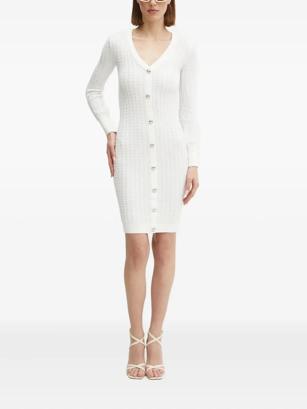 Платье мини фактурной вязки Guess Usa, белый
Платье мини фактурной вязки Guess Usa, белый