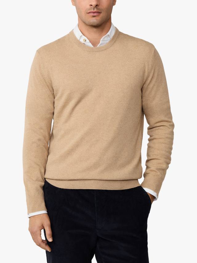 Свитер с круглым вырезом из смеси мериносовой шерсти и кашемира Hackett London, Malt Beige
Свитер с круглым вырезом из смеси мериносовой шерсти и кашемира Hackett London, Malt Beige