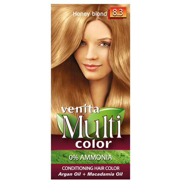 Краска для волос без аммиака 8.3 медовый блонд, 1 упаковка. Venita Multicolor, цвет 8.3 honey blond
Краска для волос без аммиака 8.3 медовый блонд, 1 упаковка. Venita Multicolor, цвет 8.3 honey blond