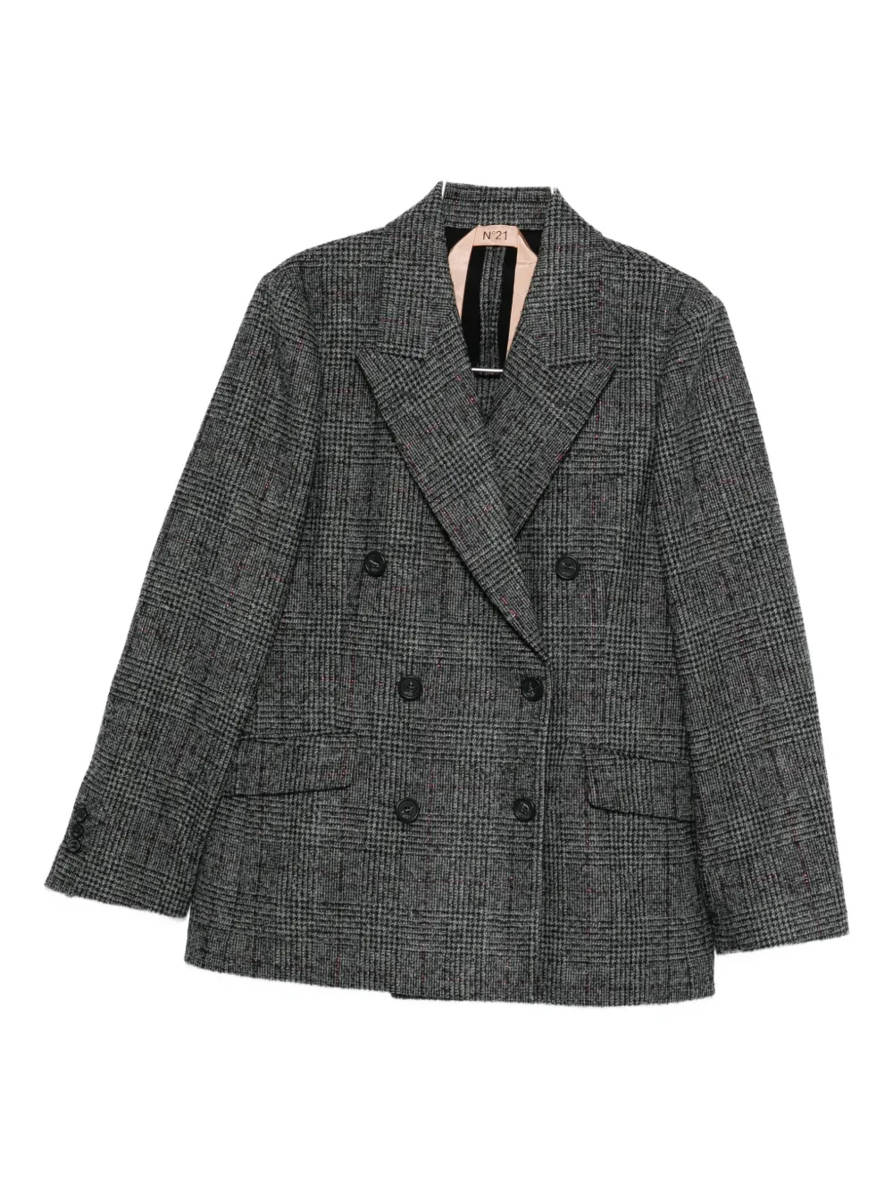 Двубортный пиджак в клетку Nº20, серый
Двубортный пиджак в клетку Nº20, серый