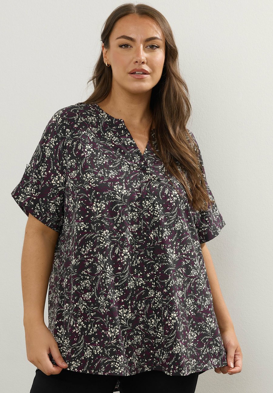 Блуза Yours Clothing Blouse, Purple/Dark Purple
Блуза Yours Clothing Blouse, Purple/Dark Purple