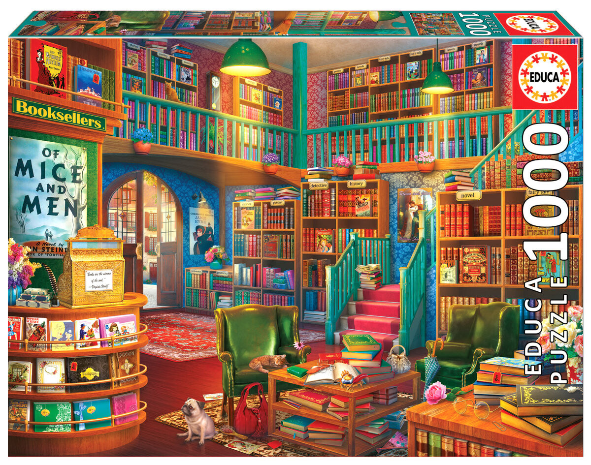 Educa, Пазл, Библиотека, 1000 шт.
Educa, Пазл, Библиотека, 1000 шт.