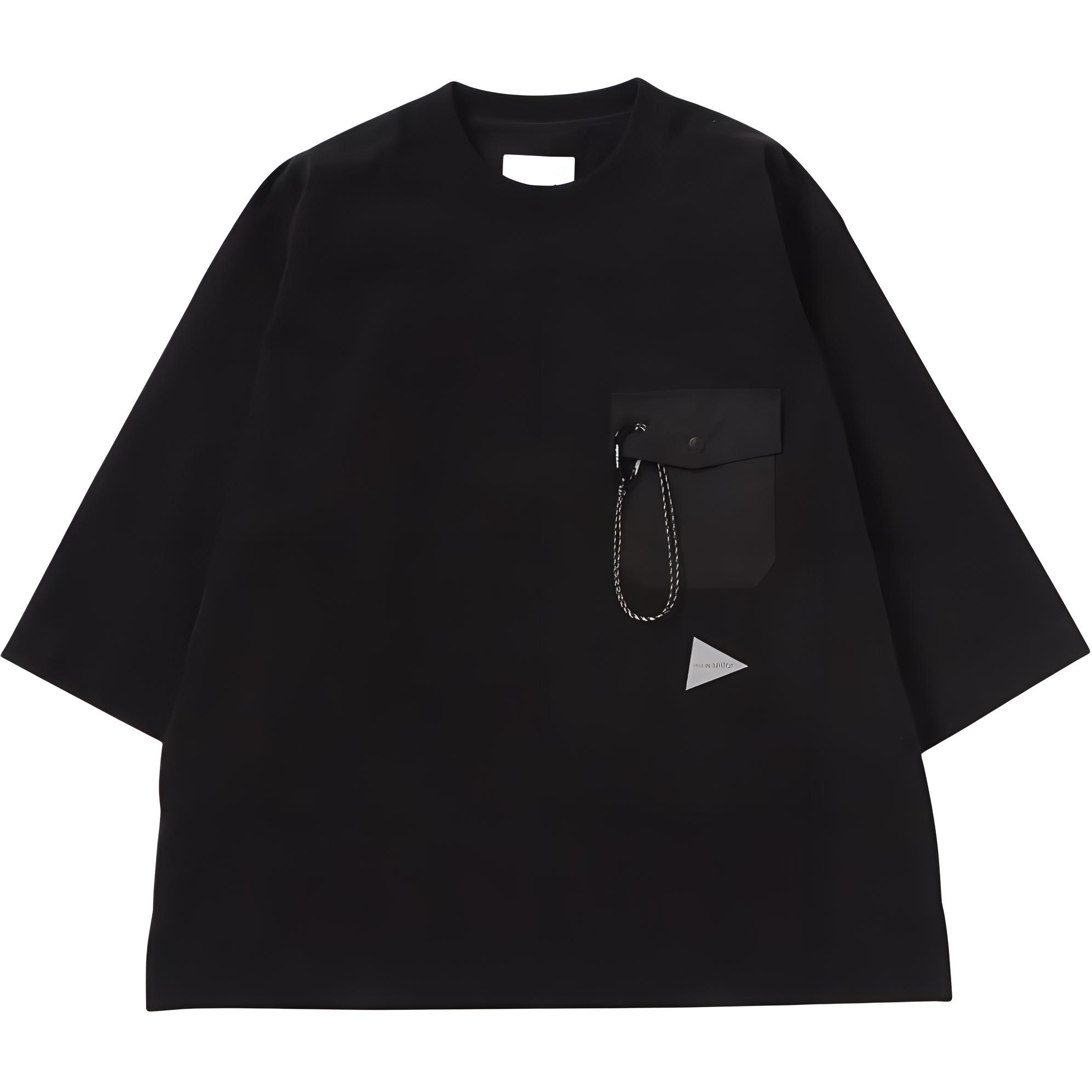 Футболка с логотипом And Wander, черная
Футболка с логотипом And Wander, черная