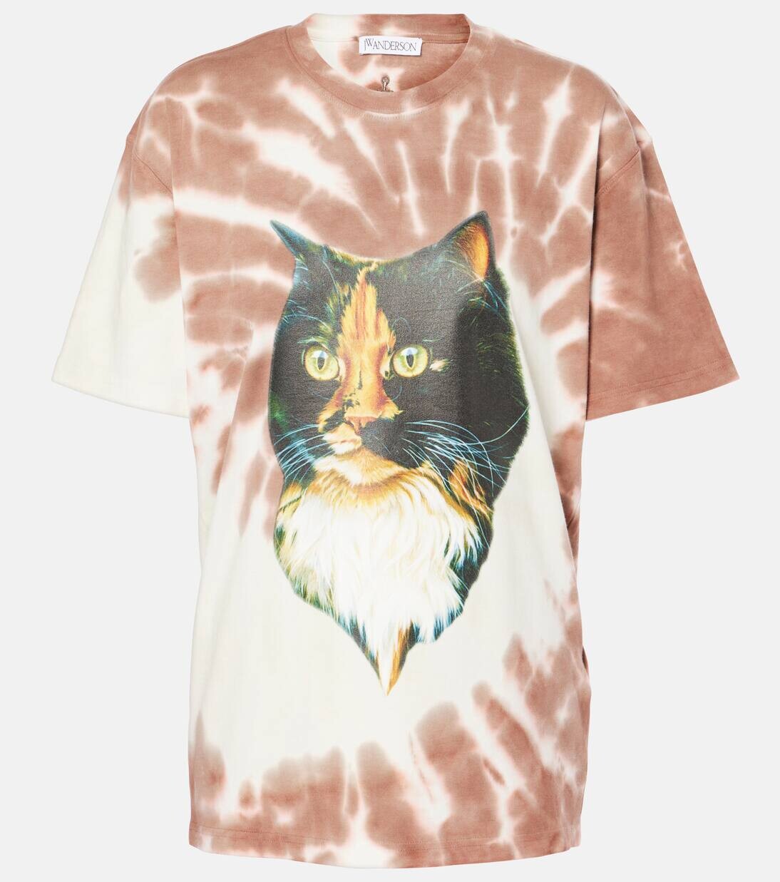 Футболка из хлопкового джерси с принтом тай-дай Jw Anderson, цвет tobacco
Футболка из хлопкового джерси с принтом тай-дай Jw Anderson, цвет tobacco