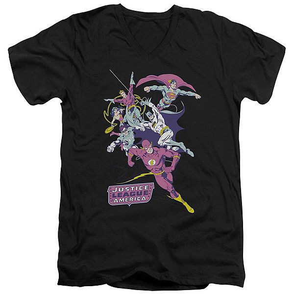 Футболка Justice League of America с цветным принтом Licensed Character
Футболка Justice League of America с цветным принтом Licensed Character