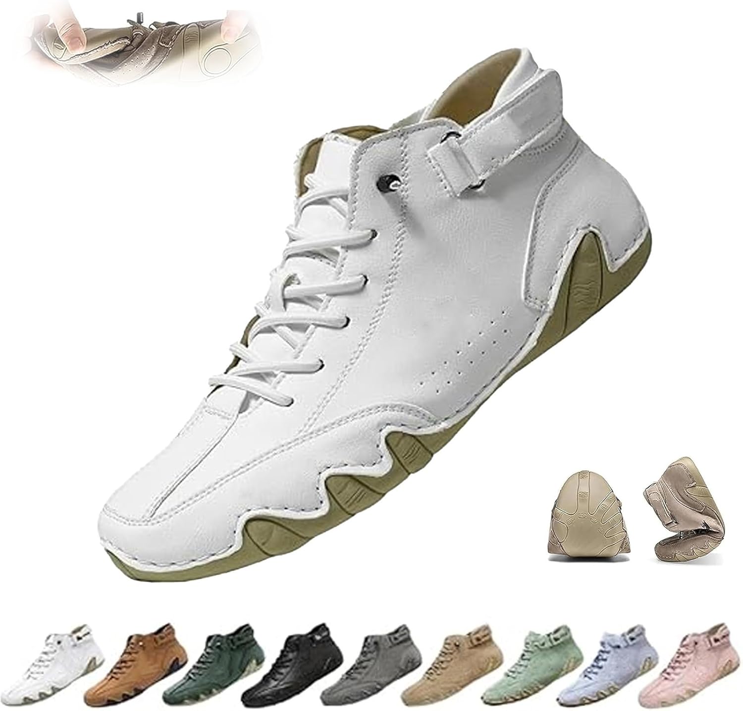 Ортопедические кроссовки GHTRHSB для женщин и мужчин, противоскользящие обувь для вождения, унисекс, водонепроницаемые, дышащие кроссовки для улицы, белый
Ортопедические кроссовки GHTRHSB для женщин и мужчин, противоскользящие обувь для вождения, унисекс, водонепроницаемые, дышащие кроссовки для улицы, белый