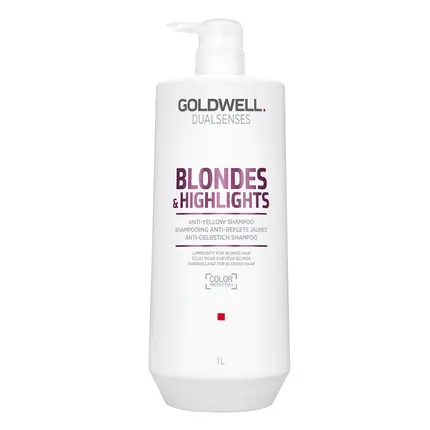 Dualsenses Blondes & Highlights Шампунь против желтизны - 1000 мл Goldwell
Dualsenses Blondes & Highlights Шампунь против желтизны - 1000 мл Goldwell