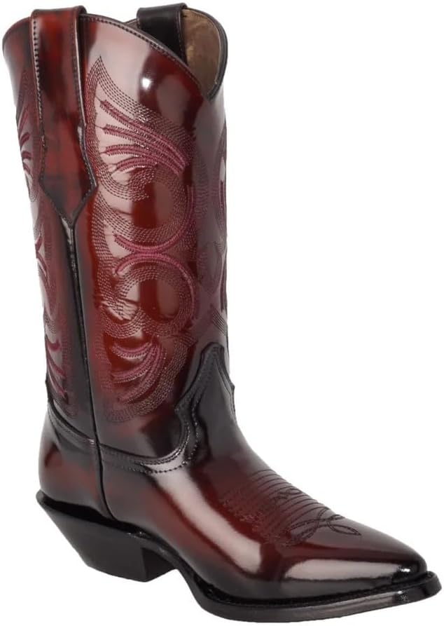 Мужские ковбойские ботинки вестерн с J-образным носком из натуральной кожи с дизайном хамелеона - бордовые Generic
Мужские ковбойские ботинки вестерн с J-образным носком из натуральной кожи с дизайном хамелеона - бордовые Generic