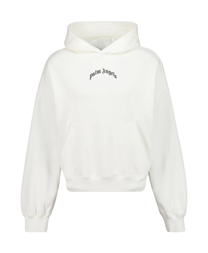 Толстовка свободного кроя с изогнутым логотипом на спине. Palm Angels, белый
Толстовка свободного кроя с изогнутым логотипом на спине. Palm Angels, белый