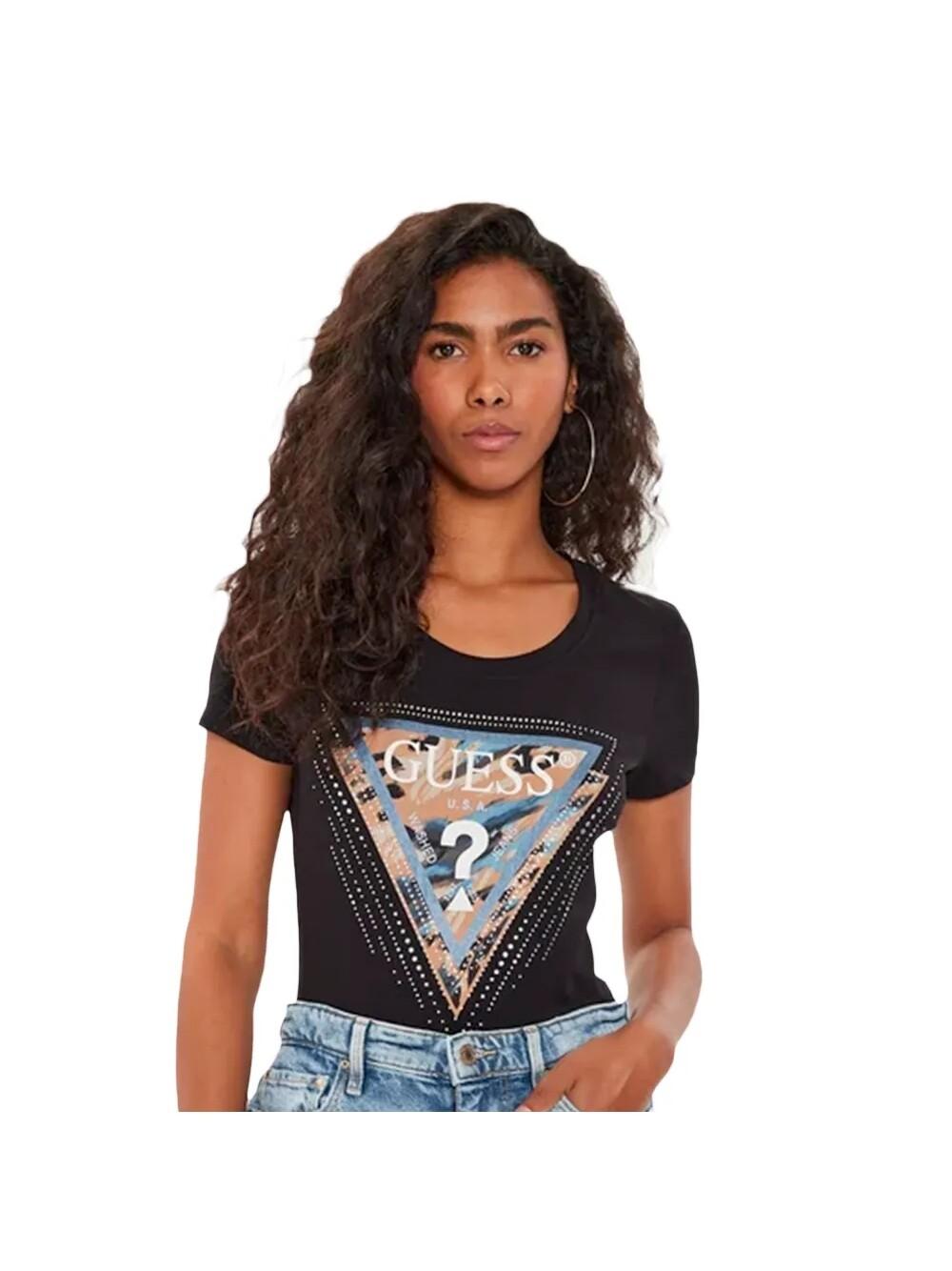 Футболка с принтом g и стразами Guess, черный
Футболка с принтом g и стразами Guess, черный