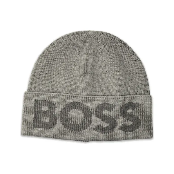 Шапка Lamietto с добавлением шерсти Boss, серый 
Шапка Lamietto с добавлением шерсти Boss, серый