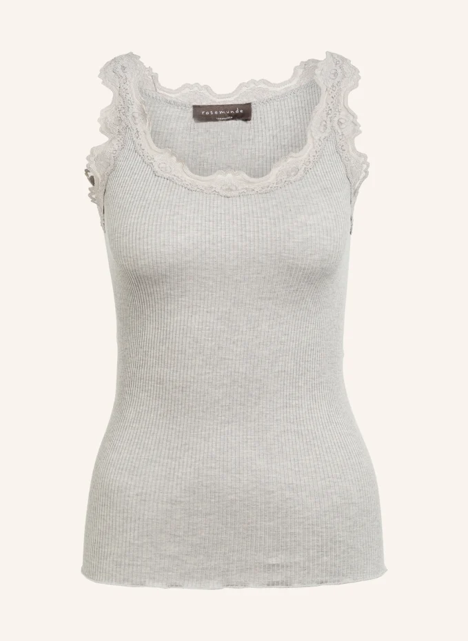 Шелковый топ babette с кружевом Rosemunde, серый
Шелковый топ babette с кружевом Rosemunde, серый