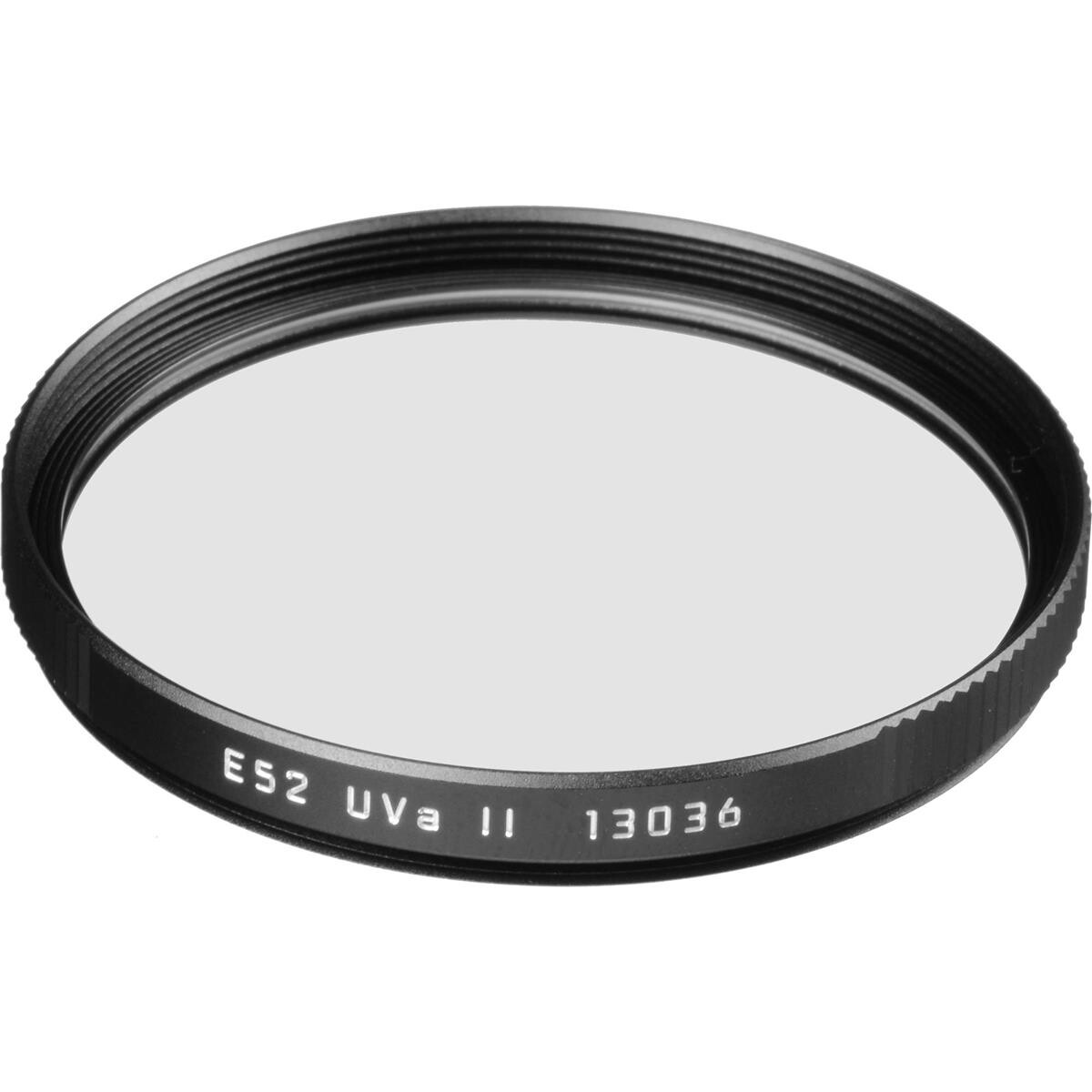 Leica E52 52mm UVa II Glass Filter, Black
Leica E52 52mm UVa II Glass Filter, Black