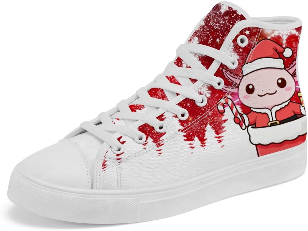 Мужские и женские высокие кеды Axolotl, высокие тканевые кроссовки на шнуровке, повседневная обувь, подарок для мужчин и женщин Chebing, красный
Мужские и женские высокие кеды Axolotl, высокие тканевые кроссовки на шнуровке, повседневная обувь, подарок для мужчин и женщин Chebing, красный